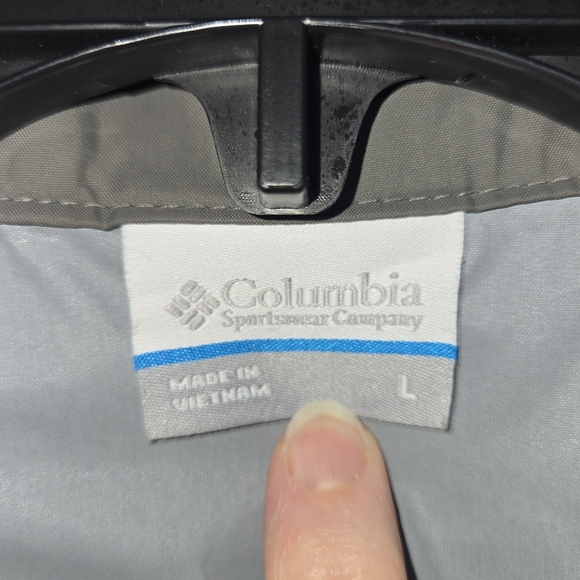 Columbia Men's L Black and Gray Windbreaker Jacket - Picture 5 of 11